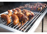 Houtskoolbarbecue Patio  HENDI  770x380x H 760mm
