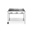 Green fire met 3 branders  HENDI  Profi Line  17 4kW  1078x612x H 825mm