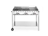 Green fire met 3 branders  HENDI  Profi Line  17 4kW  1078x612x H 825mm