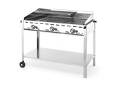 Green fire met 3 branders  HENDI  Profi Line  17 4kW  1078x612x H 825mm