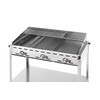 Green fire met 3 branders  HENDI  Profi Line  17 4kW  1078x612x H 825mm