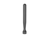 Cocktail muddler  BarUp  Gladde kop  Zwart   34x207mm