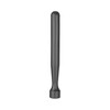 Cocktail muddler  BarUp  Gladde kop  Zwart   34x207mm