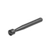 Cocktail muddler  BarUp  Gladde kop  Zwart   34x207mm