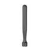 Pilon a cocktail  BarUp  Tete rainuree  Noir   34x207mm