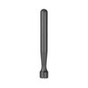Pilon a cocktail  BarUp  Tete rainuree  Noir   34x207mm