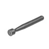 Pilon a cocktail  BarUp  Tete rainuree  Noir   34x207mm