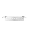 Chauffe-plat avec 2 porte-bougies  HENDI  330x180x H 65mm