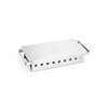 Chauffe-plat avec 2 porte-bougies  HENDI  330x180x H 65mm