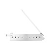 Chauffe-plat avec 2 porte-bougies  HENDI  330x180x H 65mm