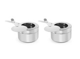 Support pour boite a pate combustible pour chafing dish - 2 pieces  HENDI  2 u.   90x H 60mm