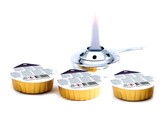 Pate combustible dans boites jetables - 3 pieces  HENDI  3 u