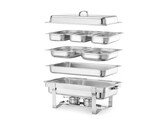 Chafing dish Gastronorm 1/1  HENDI  Kitchen Line  9L  585x385x H 315mm