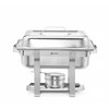 Chafing dish Gastronorm 1/2  HENDI  Kitchen Line  4 5L  385x295x H 310mm