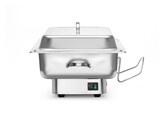 Chafing dish elektrisch Pollina  HENDI  Profi Line  9L  Zilver  230V/900W  587x440x H 273mm