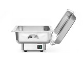 Chafing dish elektrisch Pollina  HENDI  Profi Line  9L  Zilver  230V/900W  587x440x H 273mm
