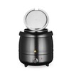 Marmite a soupe  HENDI  Kitchen Line  8L  Noir  230V/400W   330x H 363mm