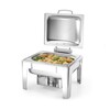 Chafing dish GN 1/2 finition satine  HENDI  Profi Line  4L  365x370x H 280mm