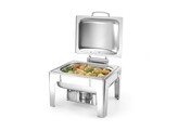 Chafing dish GN 1/2 finition satine  HENDI  Profi Line  4L  365x370x H 280mm