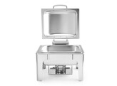 Chafing dish GN 1/2 finition satine  HENDI  Profi Line  4L  365x370x H 280mm