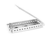 Chauffe-plat avec 3 porte-bougies  HENDI  450x180x H 65mm