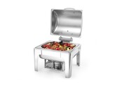 Chafing dish GN 1/2 finition poli mirroir  HENDI  Profi Line  4L  365x345x H 345mm