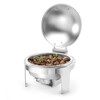 Chafing dish rond finition satine  HENDI  Profi Line  6L  465x420x H 320mm
