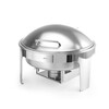 Chafing dish rond finition satine  HENDI  Profi Line  6L  465x420x H 320mm