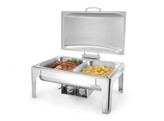 Chafing dish GN 1/1 finition satine  HENDI  Profi Line  9L  570x430x H 290mm