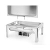 Chafing dish GN 1/1 finition satine  HENDI  Profi Line  9L  570x430x H 290mm