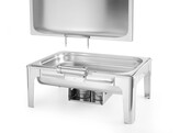 Chafing dish GN 1/1 finition satine  HENDI  Profi Line  9L  570x430x H 290mm