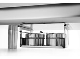 Chafing dish GN 1/1 finition satine  HENDI  Profi Line  9L  570x430x H 290mm