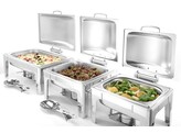 Chafing dish GN 1/1 finition satine  HENDI  Profi Line  9L  570x430x H 290mm