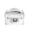 Chafing dish GN 2/3 satin finish  HENDI  Profi Line  6L  395x430x H 290mm