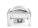 Chafing dish GN 2/3 satin finish  HENDI  Profi Line  6L  395x430x H 290mm