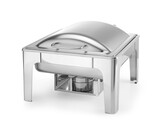 Chafing dish GN 2/3 satin finish  HENDI  Profi Line  6L  395x430x H 290mm