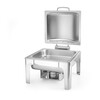 Chafing dish GN 2/3 satin finish  HENDI  Profi Line  6L  395x430x H 290mm