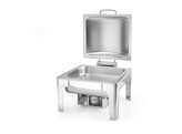 Chafing dish GN 2/3 satin finish  HENDI  Profi Line  6L  395x430x H 290mm