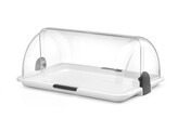 Rolltop display  HENDI  Wit  465x315x H 195mm  Rechthoekig