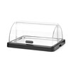 Vitrine refrigerante a couvercle coulissant Duo UNIQ  HENDI  designed by Robert Bronwasser  Simple  Noir  460x355x H 220mm  Rectangulaire