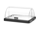 Vitrine refrigerante a couvercle coulissant Duo UNIQ  HENDI  designed by Robert Bronwasser  Simple  Noir  460x355x H 220mm  Rectangulaire