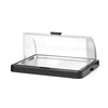 Vitrine refrigerante a couvercle coulissant Duo UNIQ  HENDI  designed by Robert Bronwasser  Simple  Noir  460x355x H 220mm  Rectangulaire
