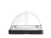 Vitrine refrigerante a couvercle coulissant Duo UNIQ  HENDI  designed by Robert Bronwasser  Simple  Noir  460x355x H 220mm  Rectangulaire