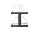 Koeldisplay met rolltop  Duo  UNIQ  HENDI  designed by Robert Bronwasser  Dubbel  Zwart  480x355x H 480mm  Rechthoekig