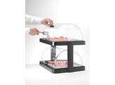 Koeldisplay met rolltop  Duo  UNIQ  HENDI  designed by Robert Bronwasser  Dubbel  Zwart  480x355x H 480mm  Rechthoekig