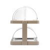 Koeldisplay met rolltop  Duo  UNIQ  HENDI  designed by Robert Bronwasser  Dubbel  Beige  480x355x H 480mm  Rechthoekig
