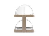 Koeldisplay met rolltop  Duo  UNIQ  HENDI  designed by Robert Bronwasser  Dubbel  Beige  480x355x H 480mm  Rechthoekig