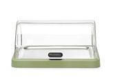 Koeldisplay met rolltop  Duo  UNIQ  HENDI  designed by Robert Bronwasser  Enkel  Groen  460x355x H 220mm  Rechthoekig