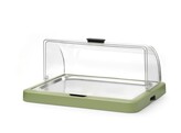 Koeldisplay met rolltop  Duo  UNIQ  HENDI  designed by Robert Bronwasser  Enkel  Groen  460x355x H 220mm  Rechthoekig