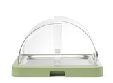Koeldisplay met rolltop  Duo  UNIQ  HENDI  designed by Robert Bronwasser  Enkel  Groen  460x355x H 220mm  Rechthoekig